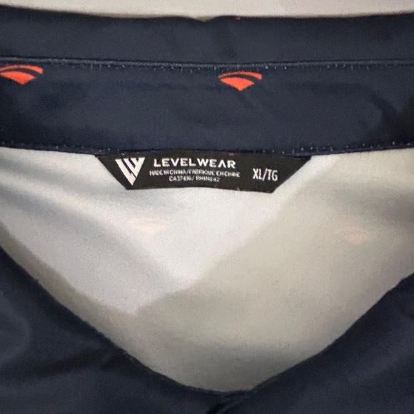 Level Wear Sz XL Poly Performance Blue Golf Houston Open MD Anderson Polo Shirt - Picture 4 of 10